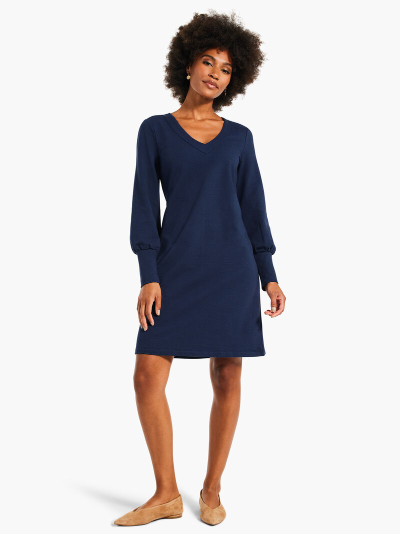 Woman Wears Knit Cruise Dress image number 0