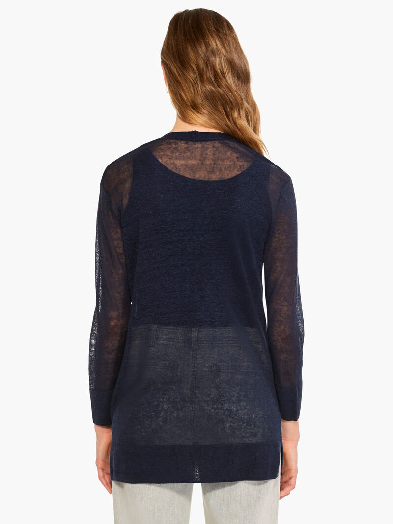 Woman Wears Featherweight Button Cardigan image number 2