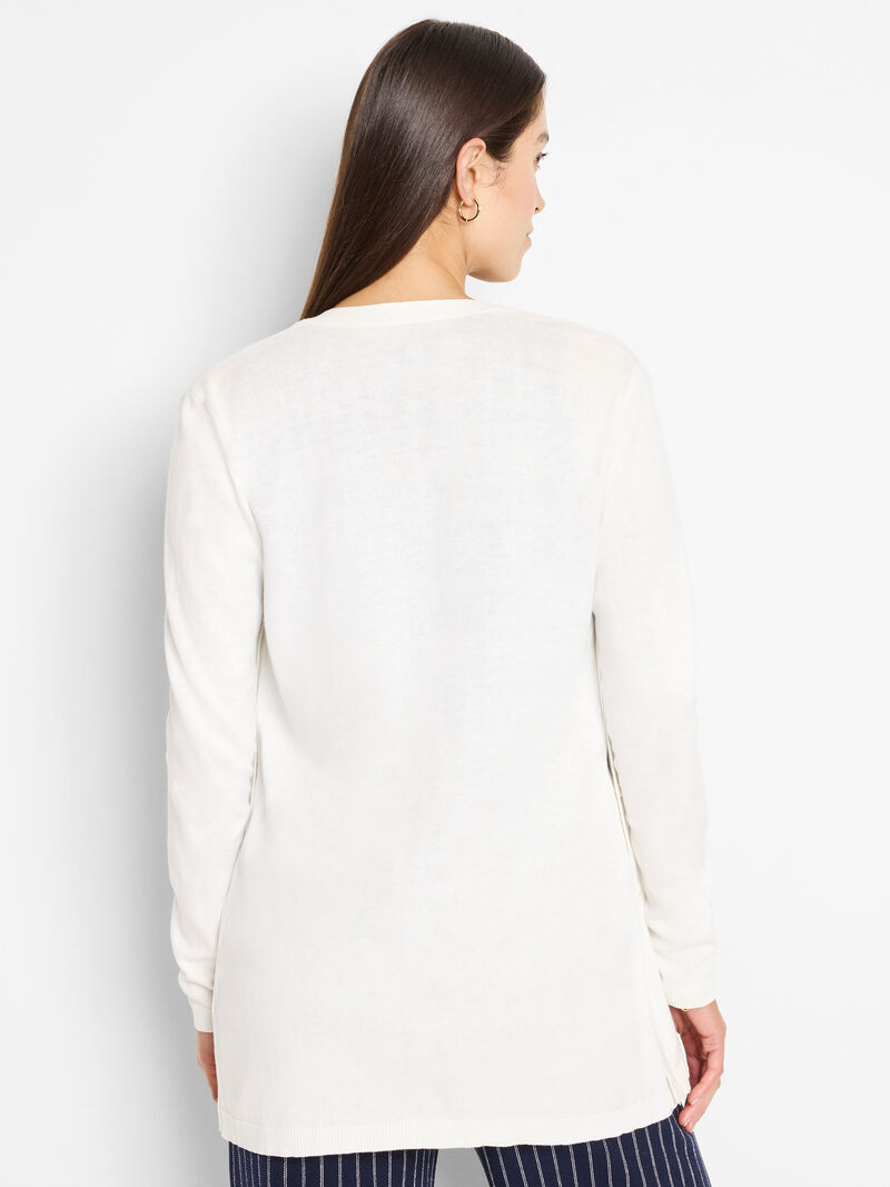 Woman Wears Destination Button Cardigan image number 3