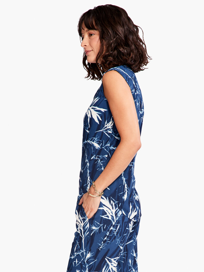 Woman Wears Vintage Botanical Tank image number 1