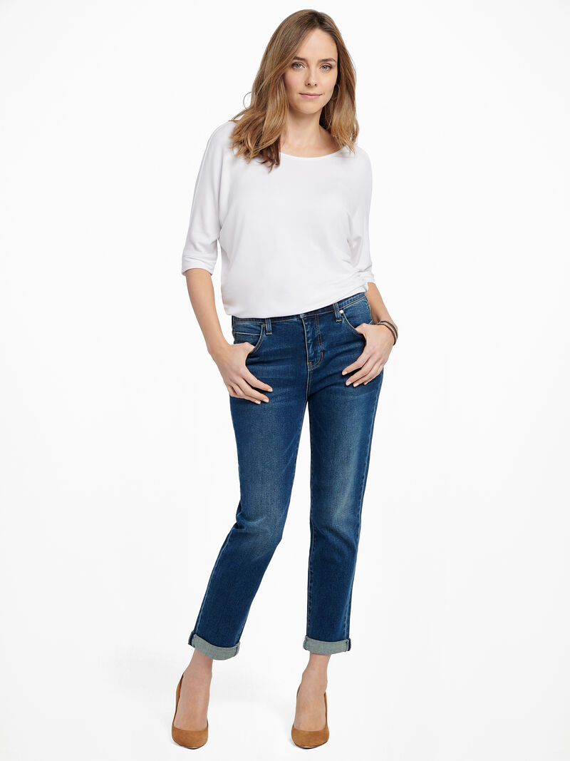 Liverpool Marley Girlfriend Roll Cuff Jean