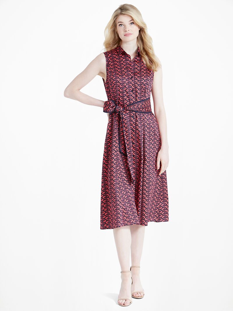 Woman Wears Cocktail Hour Shirt Dress image number 0