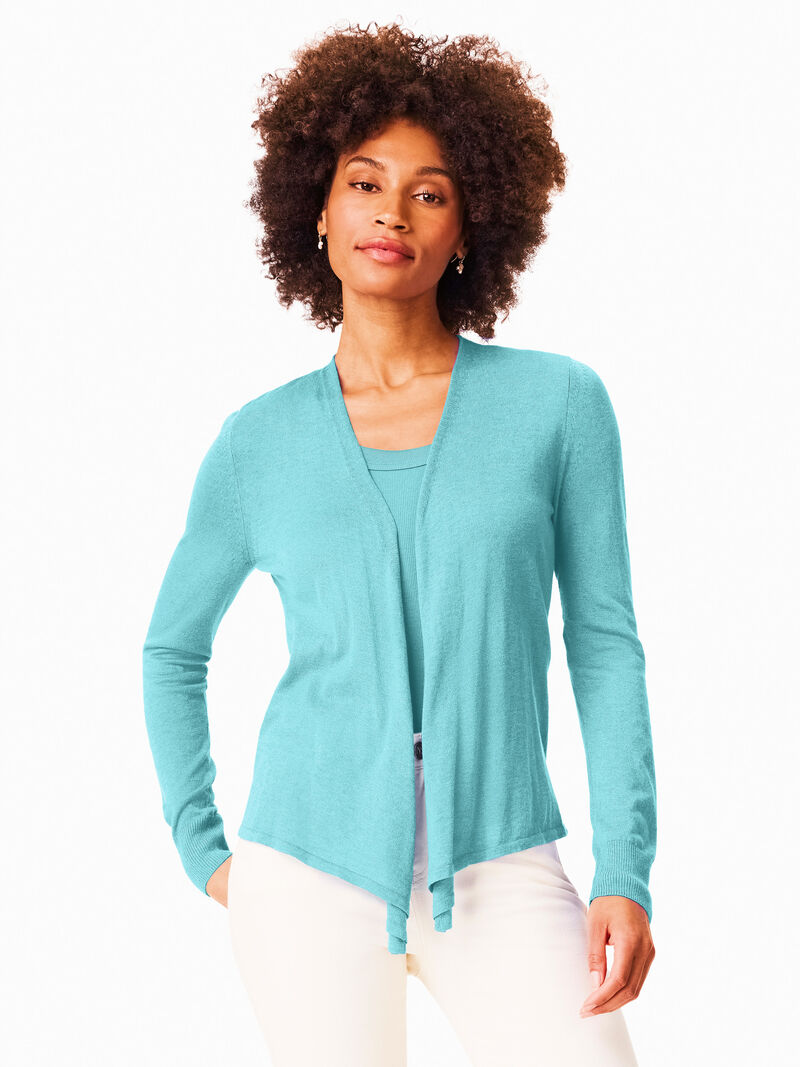 Woman Wears All Year 4-Way Cardigan image number 0