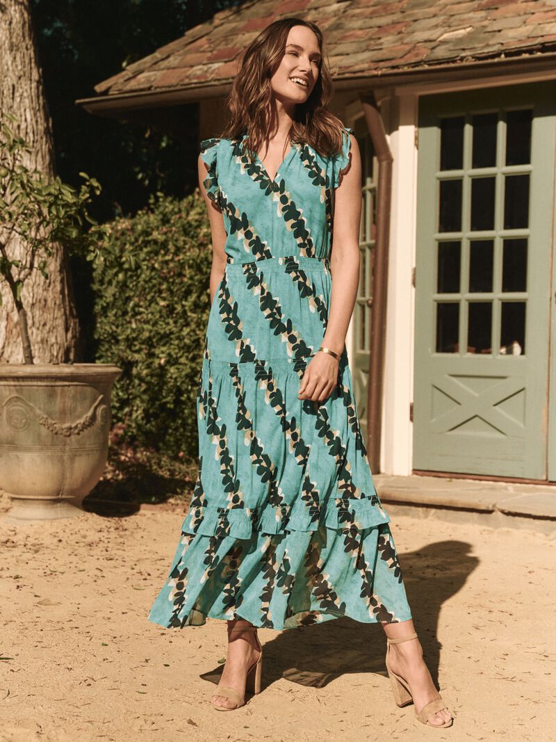 Woman Wears Rolling Reef Dress image number 1
