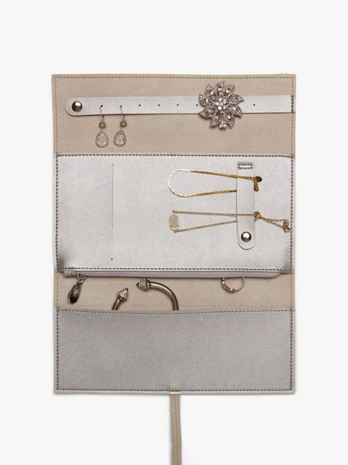Brouk & Co - Luna Leather Jewelry Roll Up