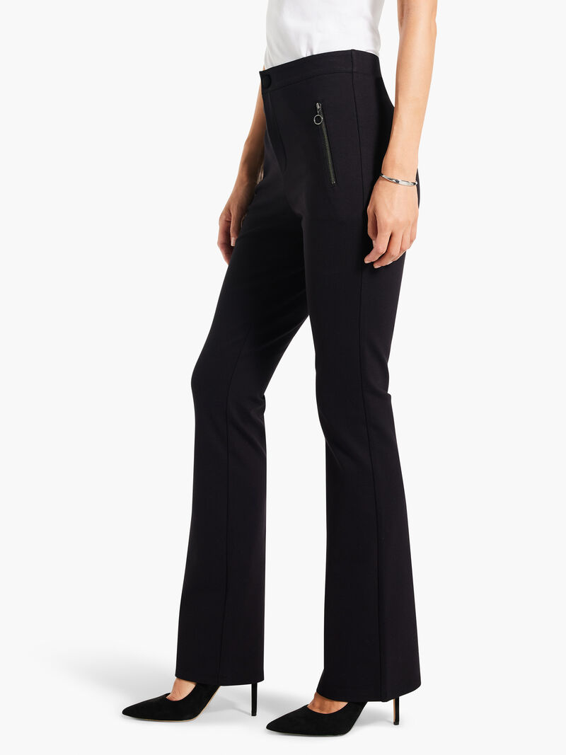 Woman Wears 31" Ponte Knit Pant image number 3