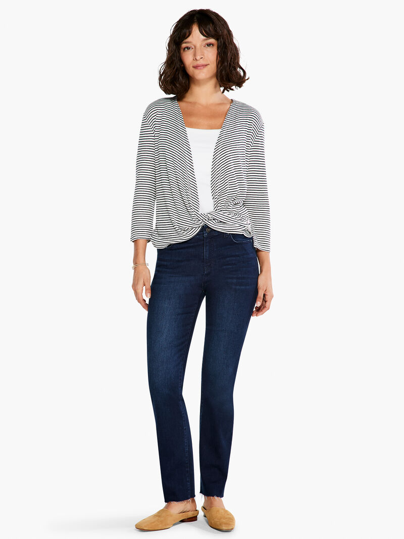 Woman Wears In Line 4-Way Cardigan image number 3