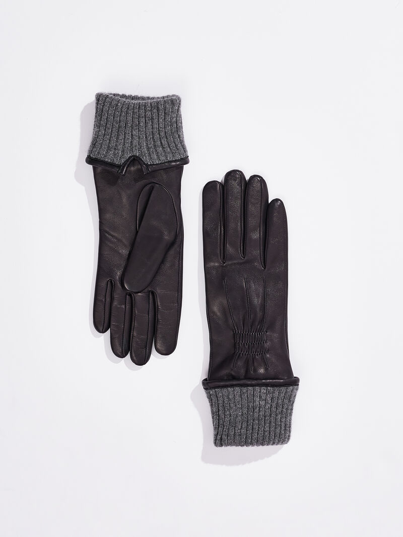 Amato - Shirred Glove With Cashmere Cuffimage number 1