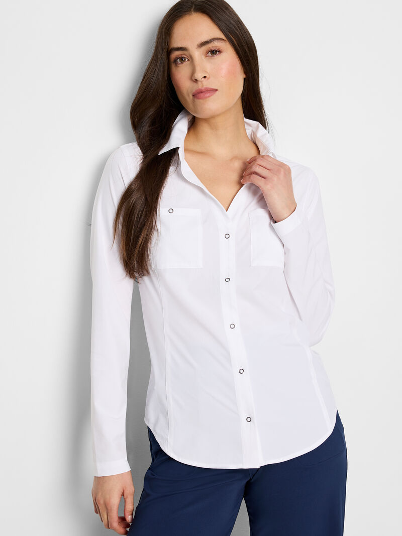Snap Front Tech Stretch Shirt