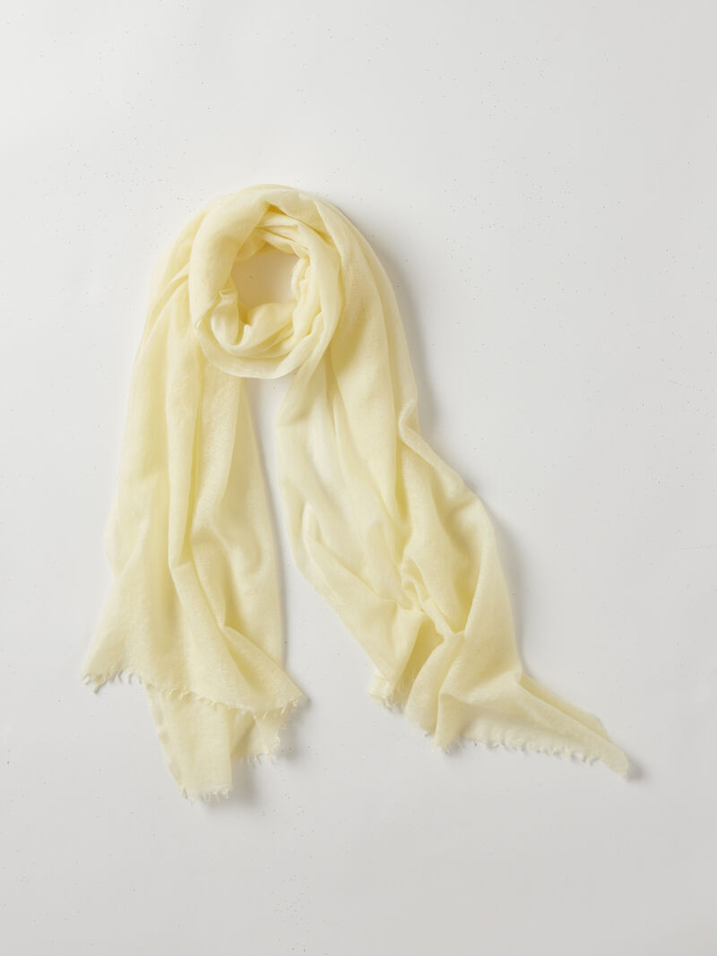 Woman Wears Meg Cohen - Cashmere Whisper Weight Scarf image number 0