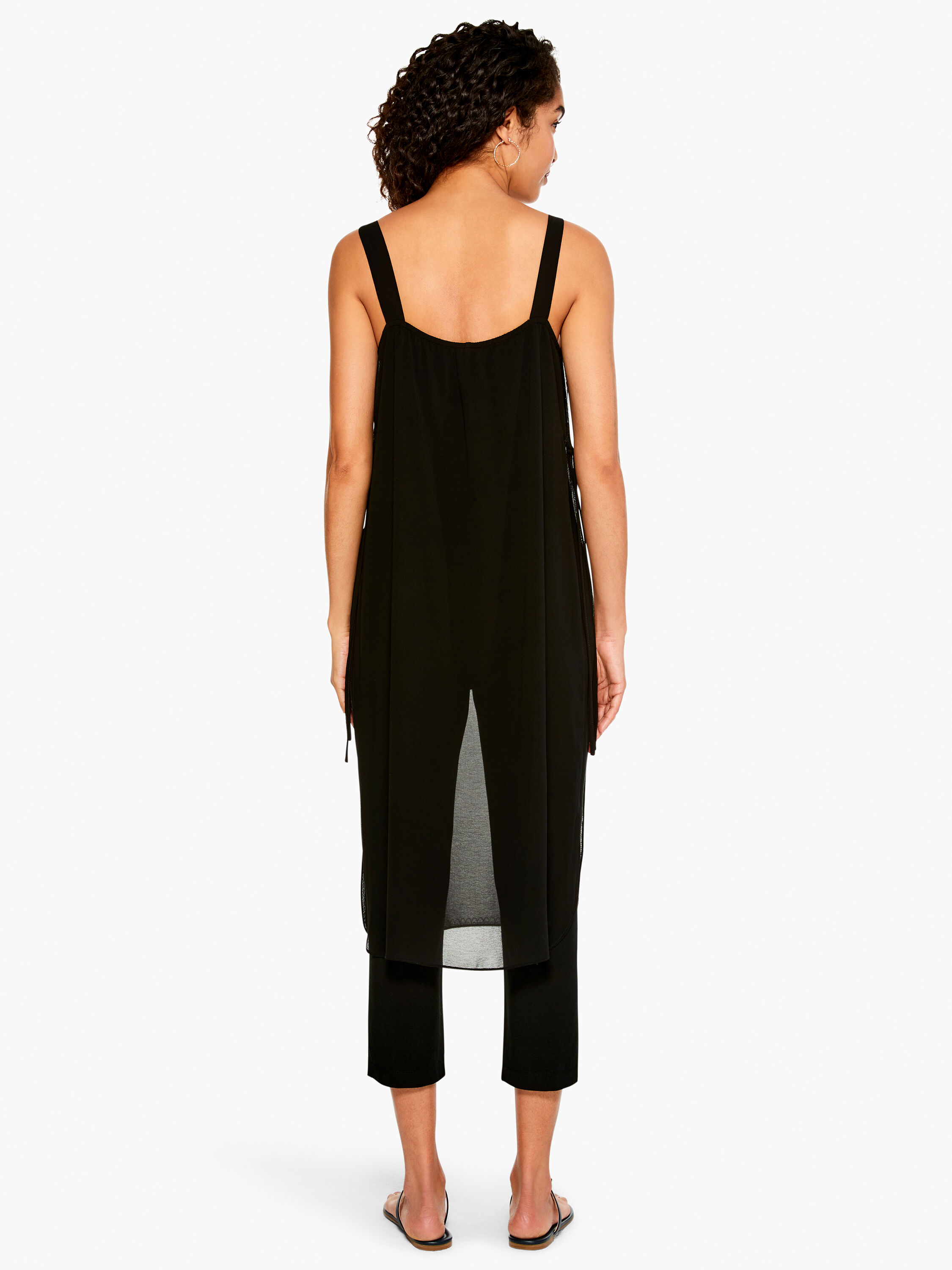 NIC ZOE Flowing Embroidered Knit Jumpsuit