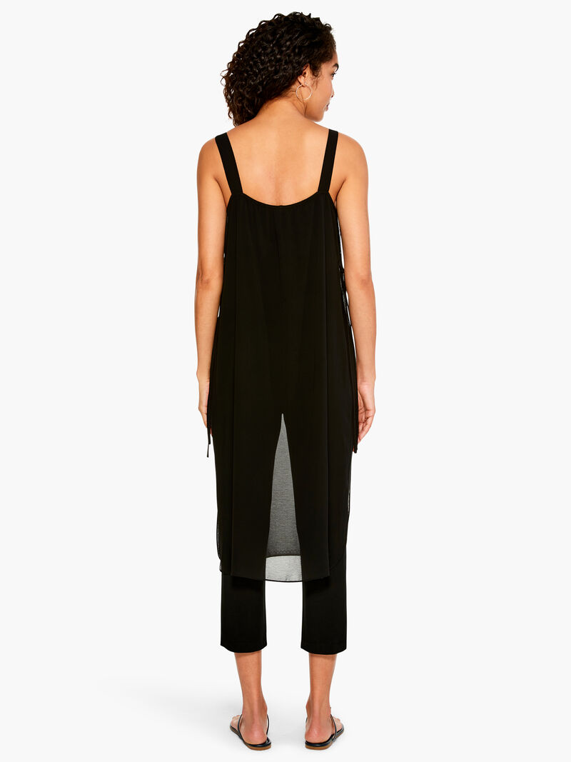 Woman Wears Flowing Jumpsuit image number 2