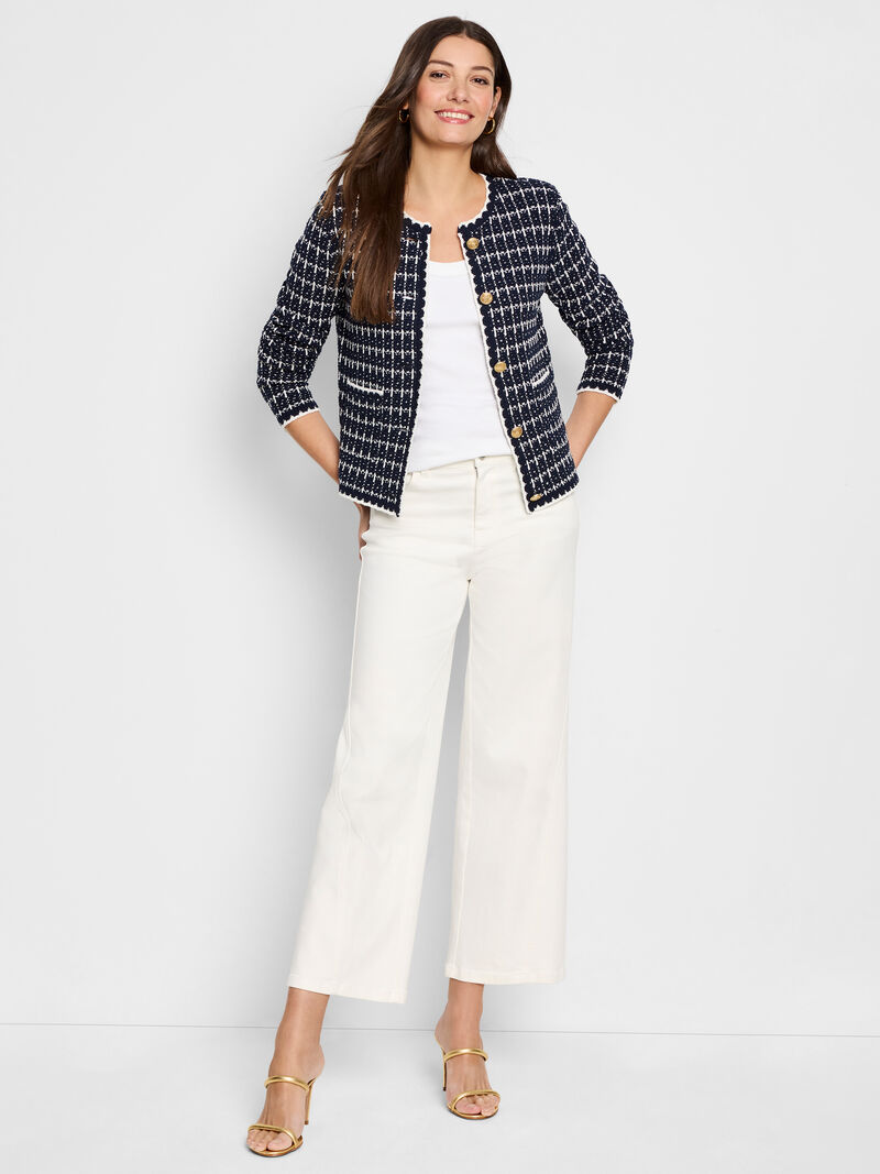 Mixed Up Sweater Jacket