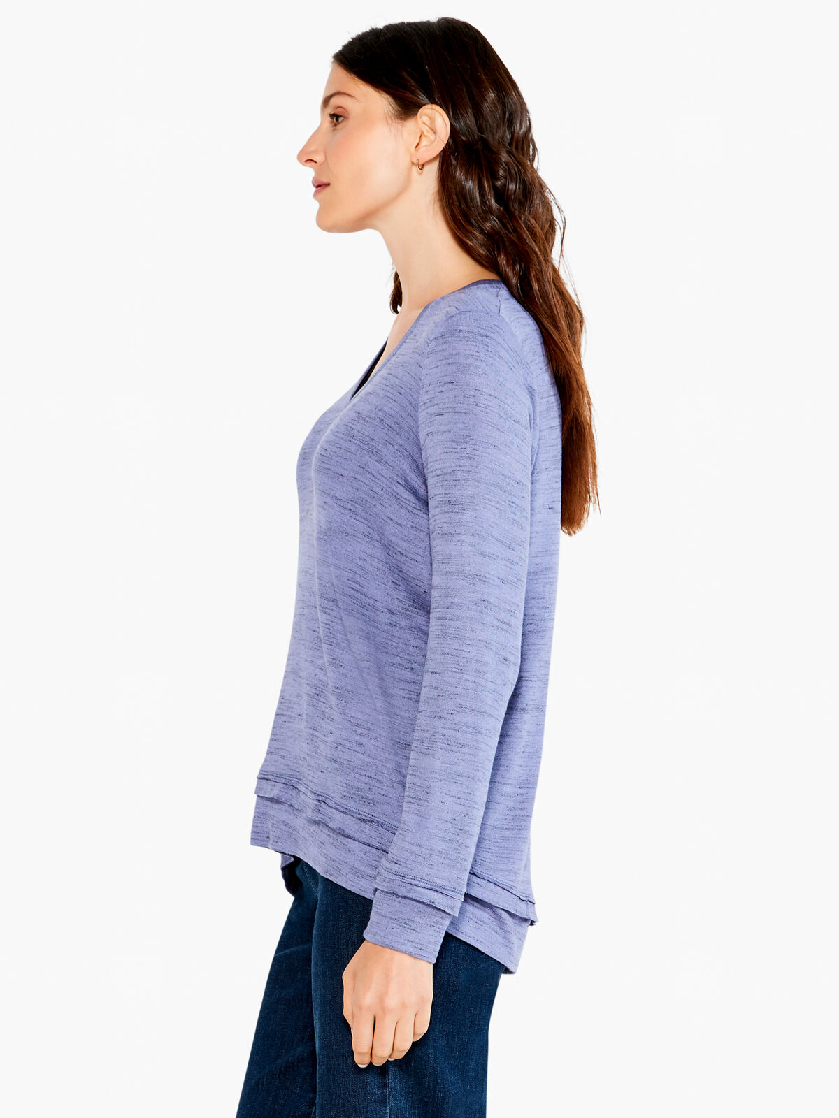 Spacedye Raw Edge Top