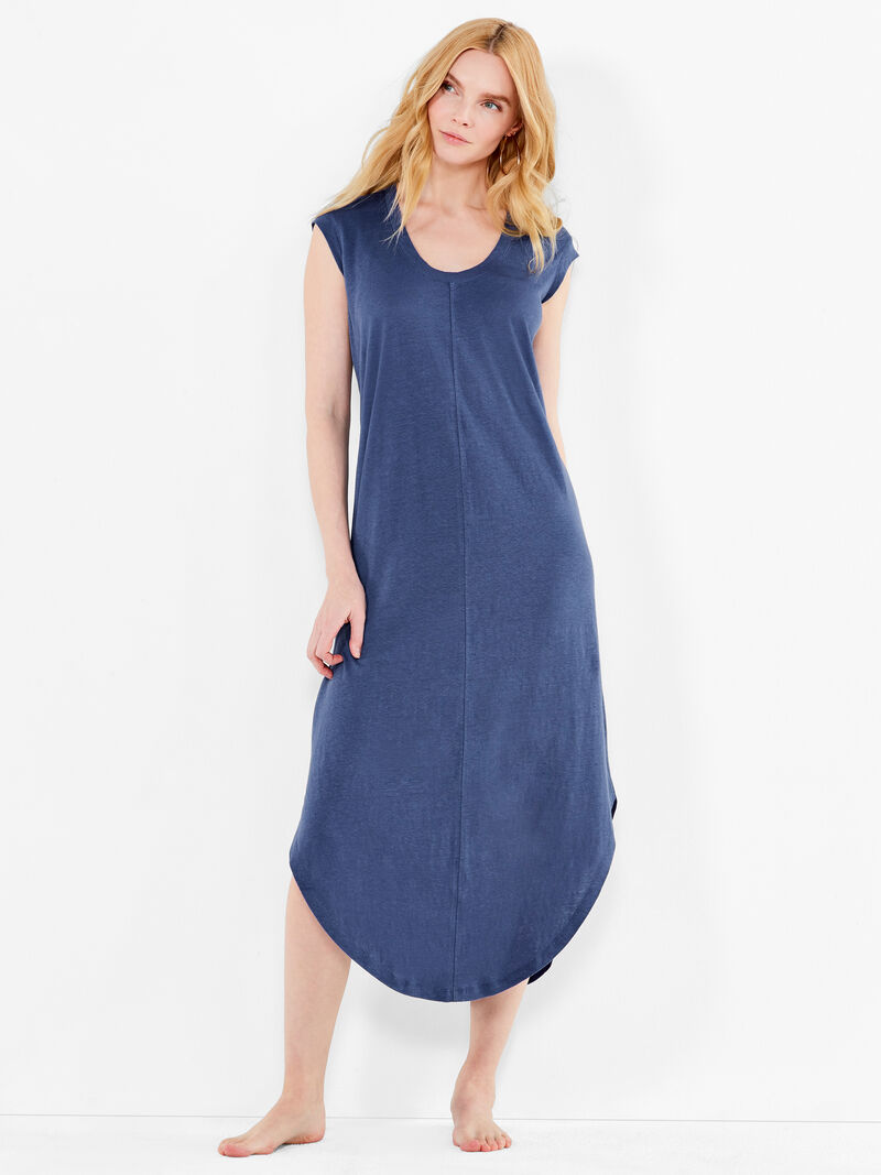 Woman Wears NZT Scoop Tank Dress image number 0
