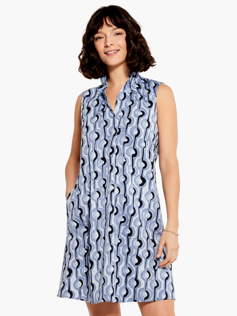 Woman Wears Painted Clouds Zest Dress image number 0
