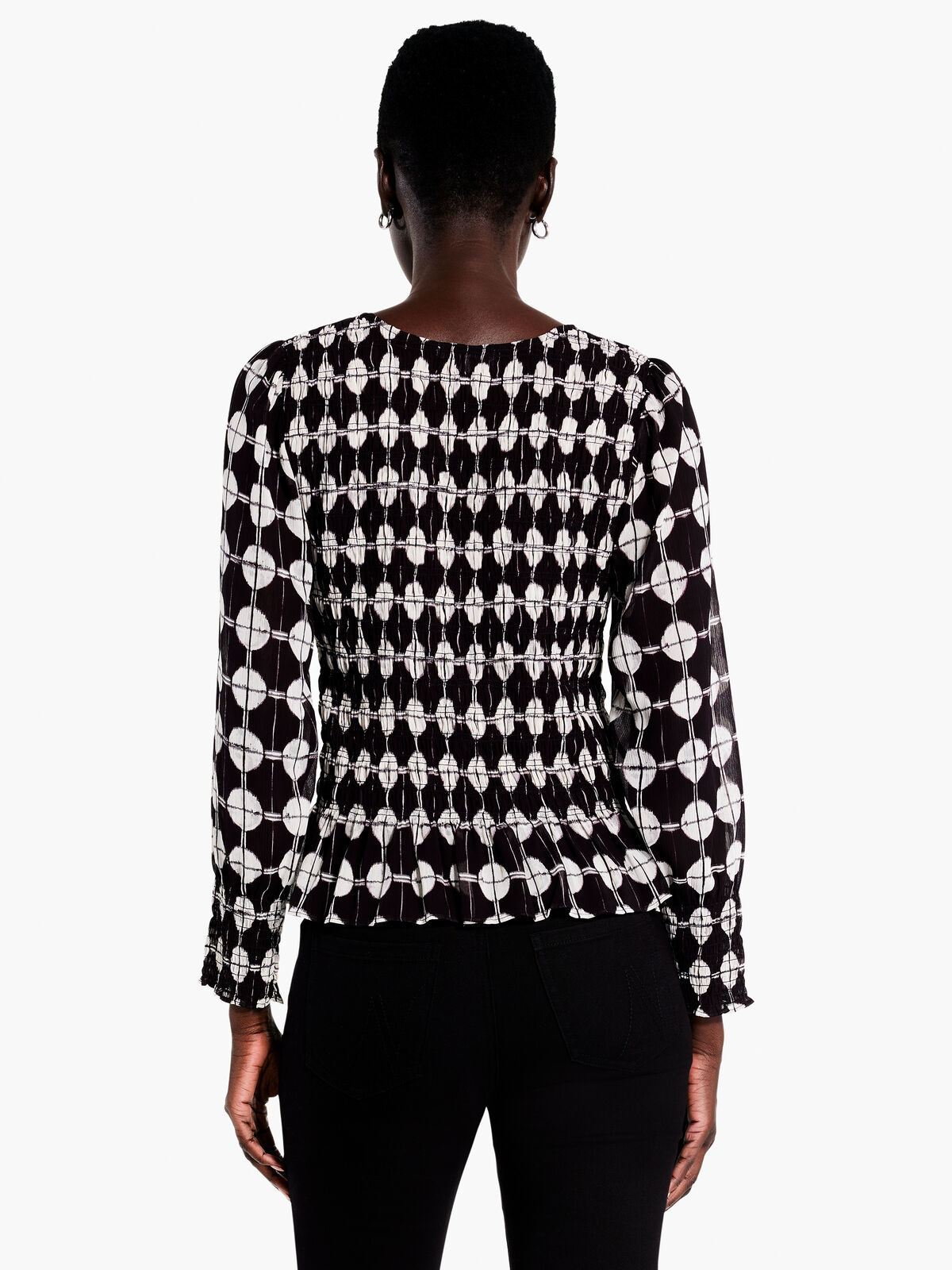 Chiffon Dot Top