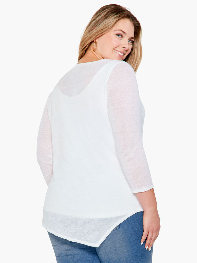 Woman Wears Featherweight Angle Sweater image number 3