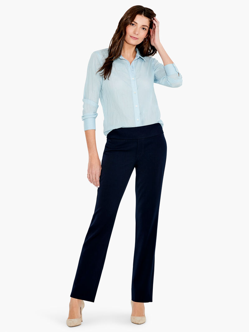 Woman Wears Work It Straight-Leg Trouser image number 3
