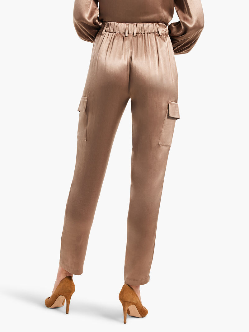 Woman Wears 29" Elevated Relaxed Cargo Pant image number 3