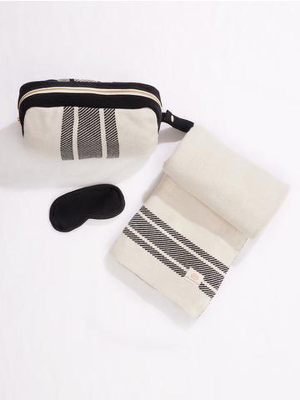 Pink Lemonade Travel Blanket + Eye Mask