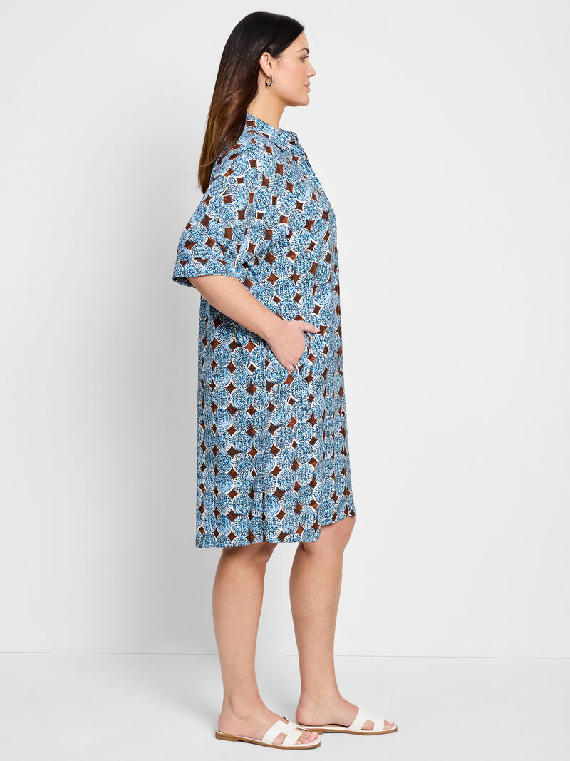 Woman Wears Sand Dollar Devon Dress image number 1