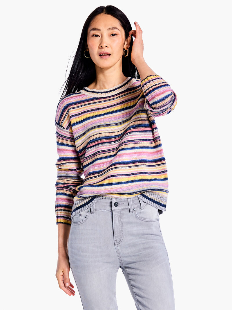Woman Wears Aerial Fields Sweater image number 0