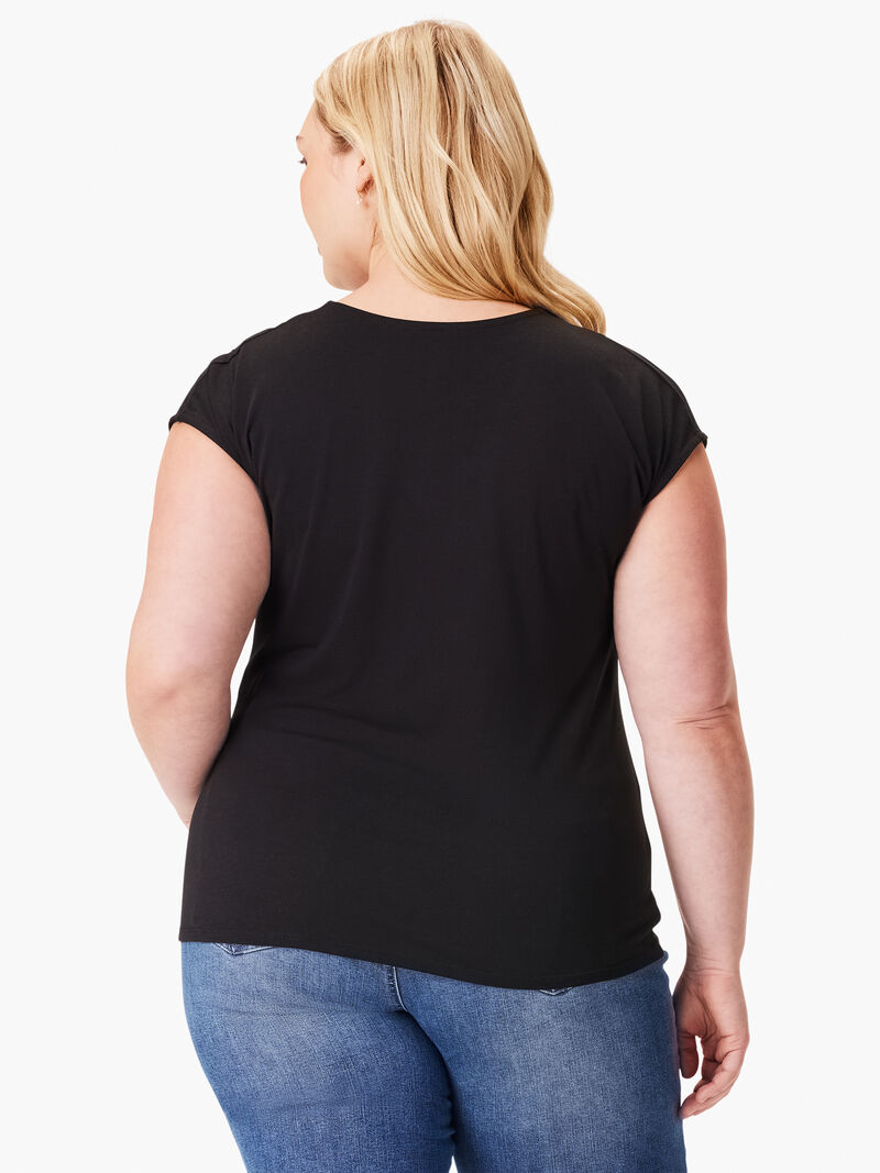 Woman Wears Polished Jersey Everyday Layer image number 2
