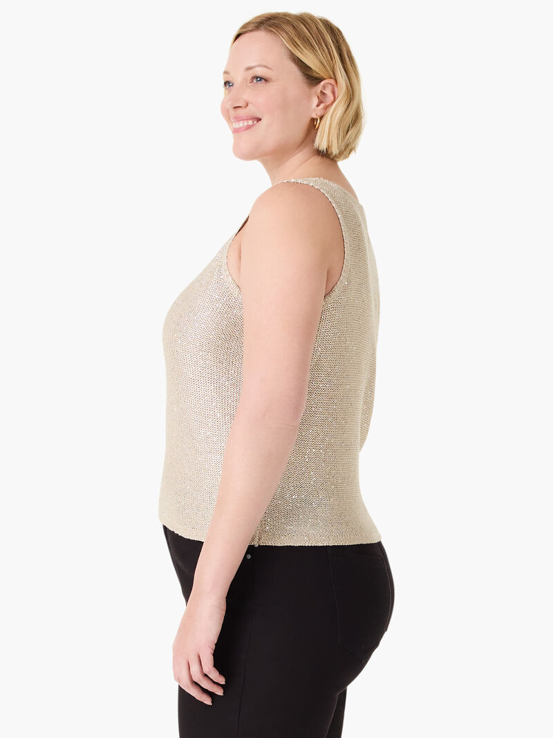 Woman Wears Subtle Sparkle Tank image number 2