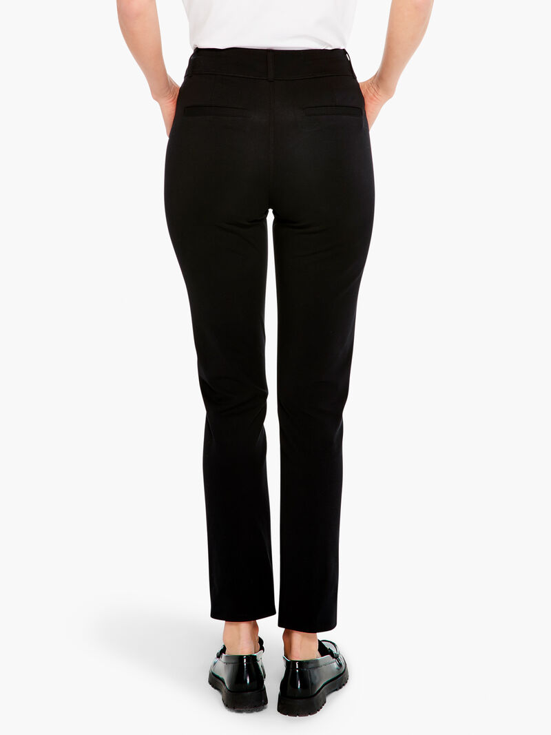 Woman Wears Perfect Knit Slim Trouser image number 2