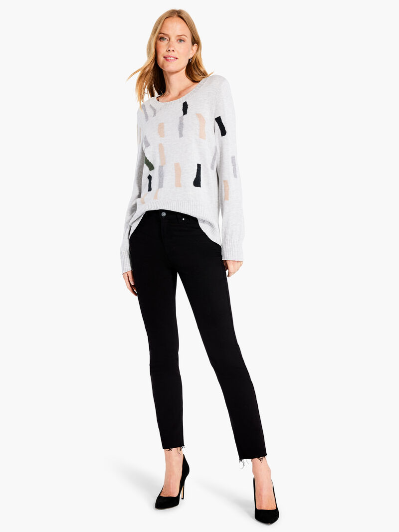 Woman Wears Falling Frost Sweater image number 3