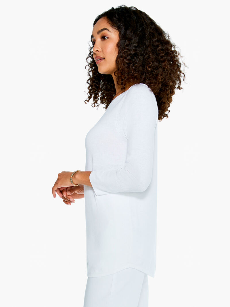 Woman Wears Vital Boatneck Sweater image number 2