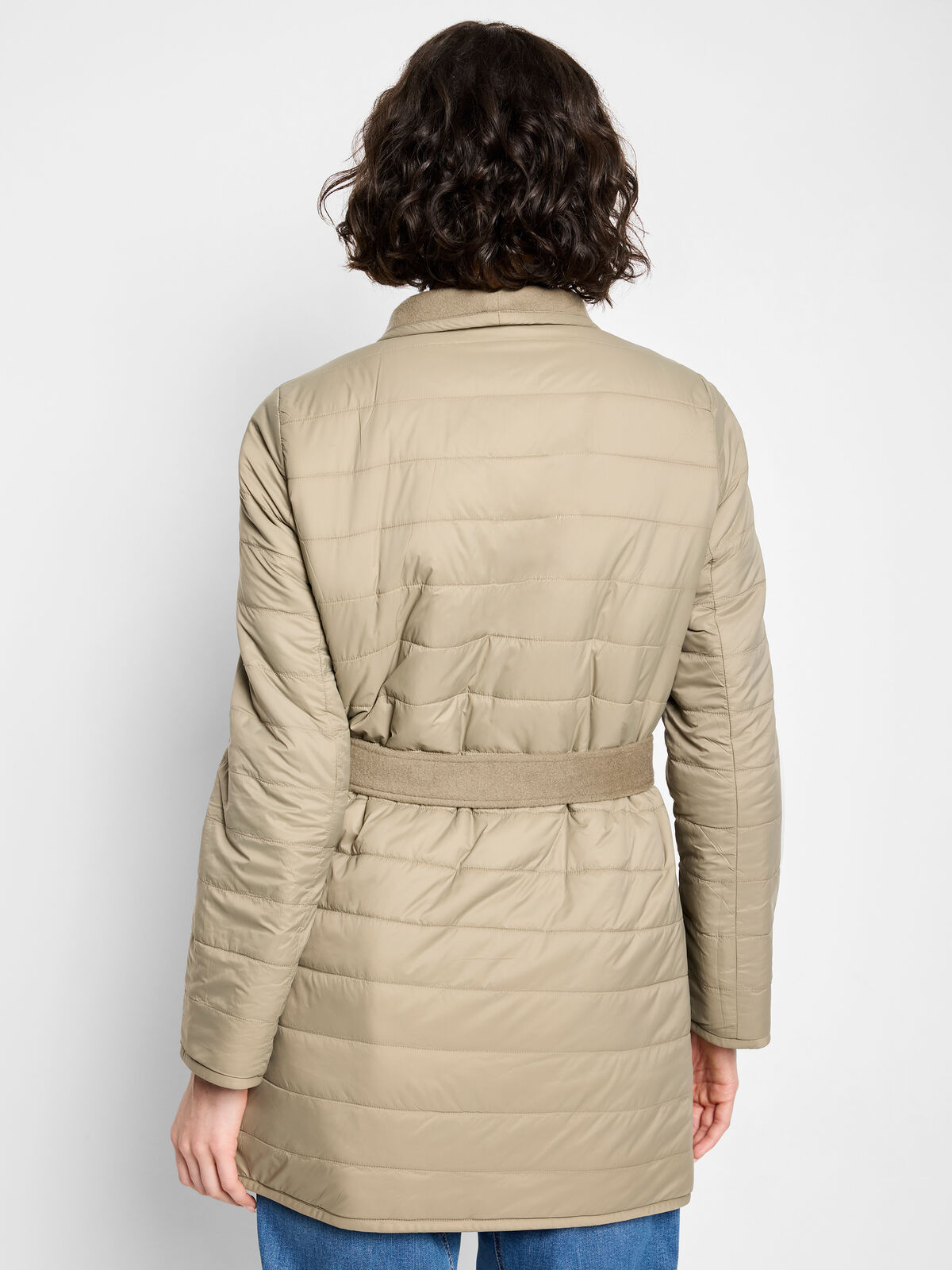 Reversible Quilted Wool Top Coat