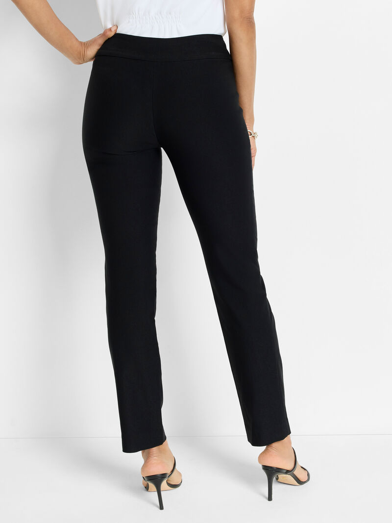 Woman Wears Wonderstretch Straight Pant image number 2