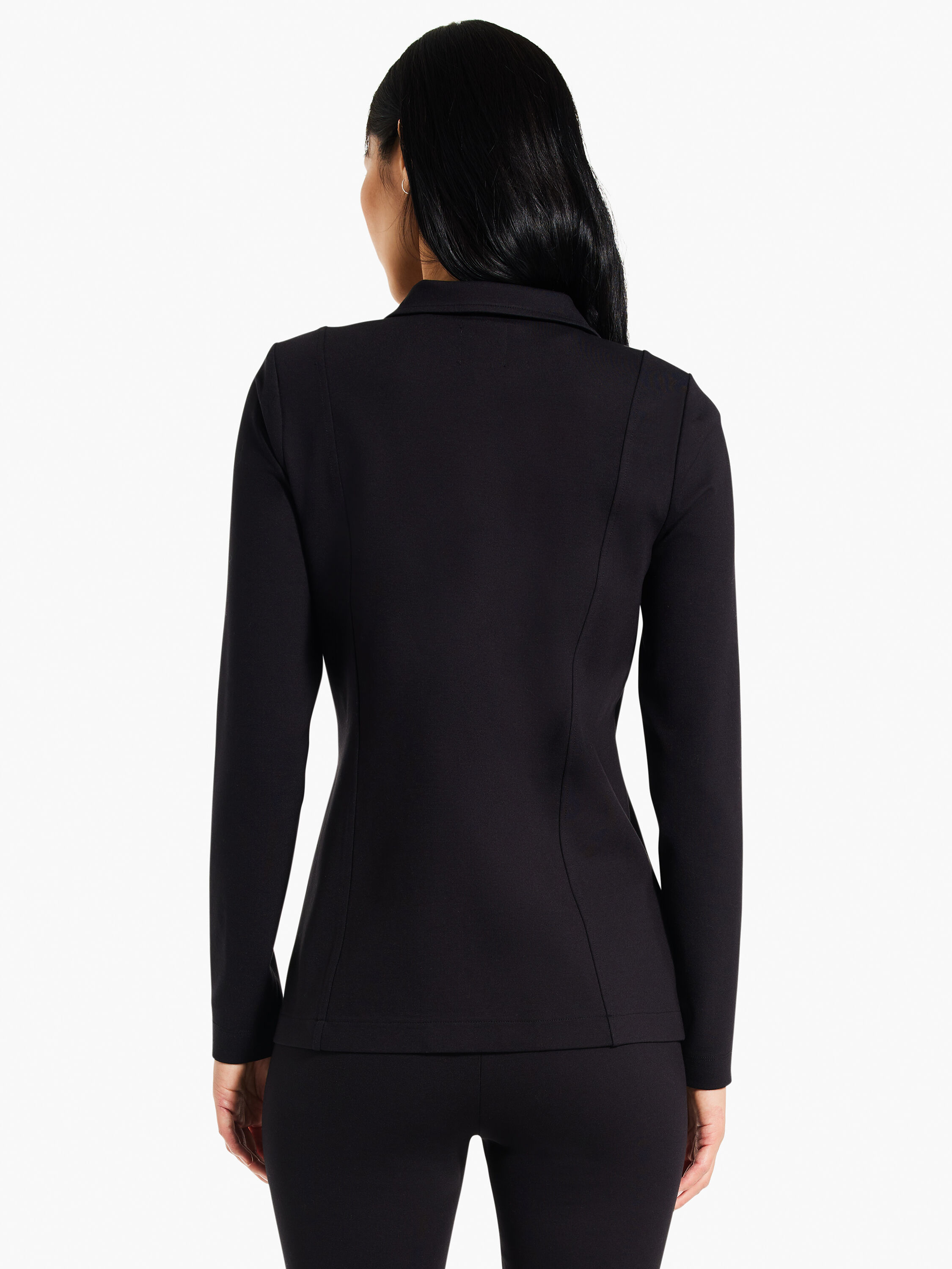 Ponte best sale knit jacket