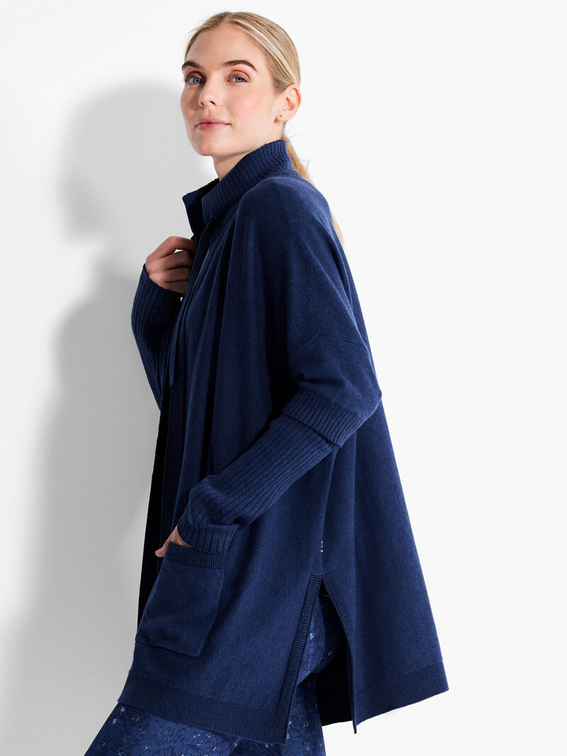 Woman Wears Cool Down Pocket Cardigan image number 1