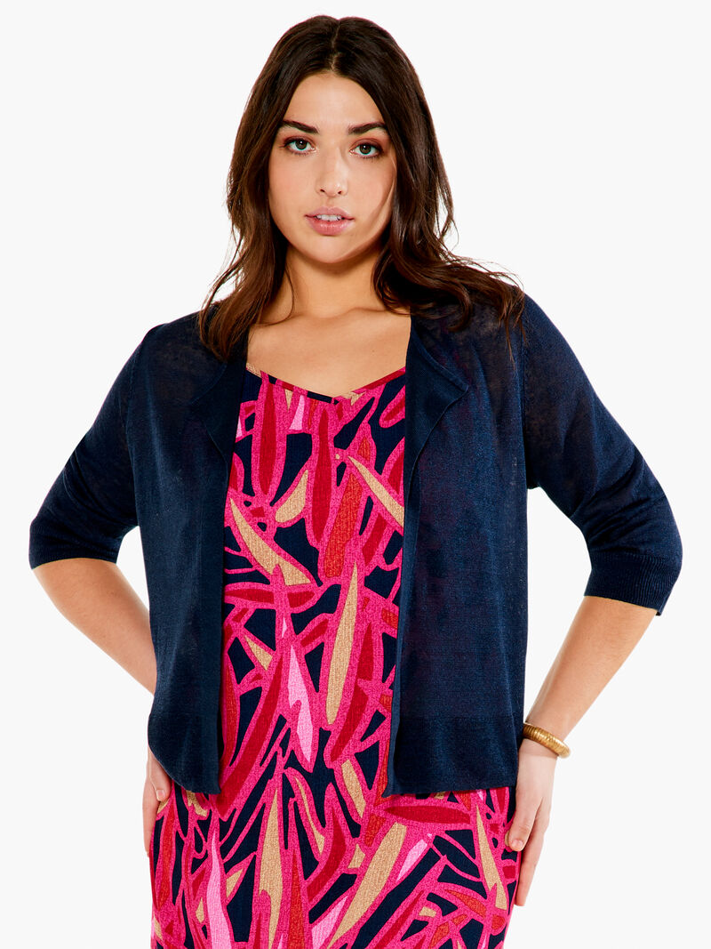 Woman Wears Easy Featherweight Cardigan image number 0