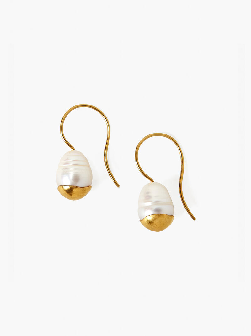 Woman Wears Chan Luu - Pearl Drop Earring image number 0
