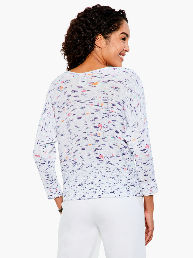 Woman Wears Spring Skies Sweater image number 2