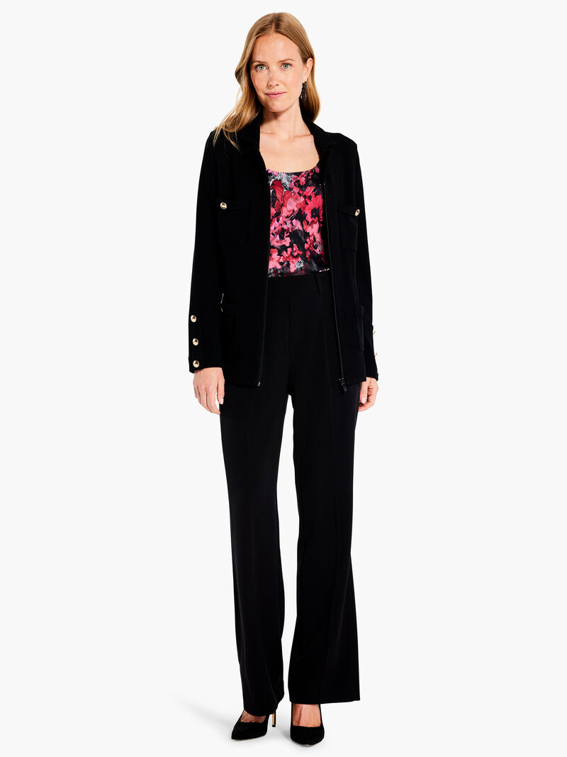 Woman Wears City Charm Knit Blazer image number 3