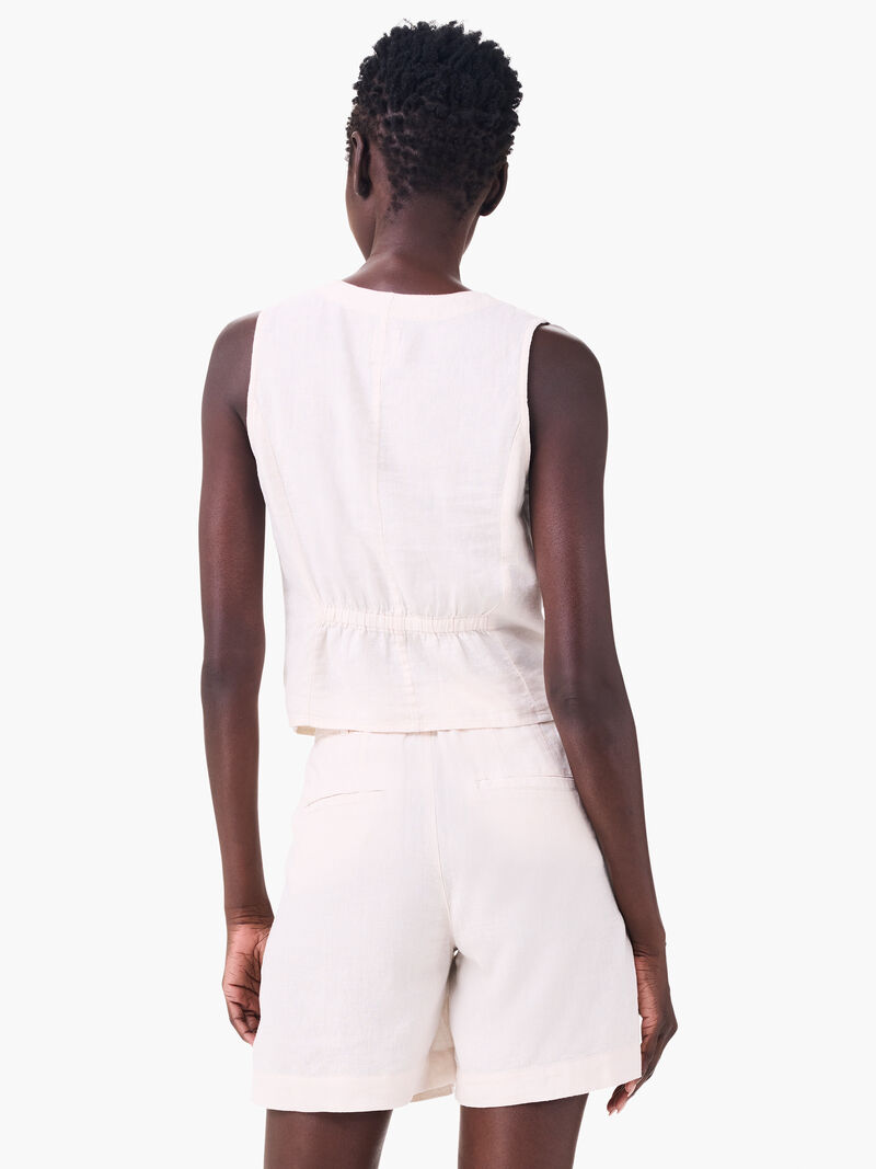 Woman Wears Rumba Linen Vest image number 3