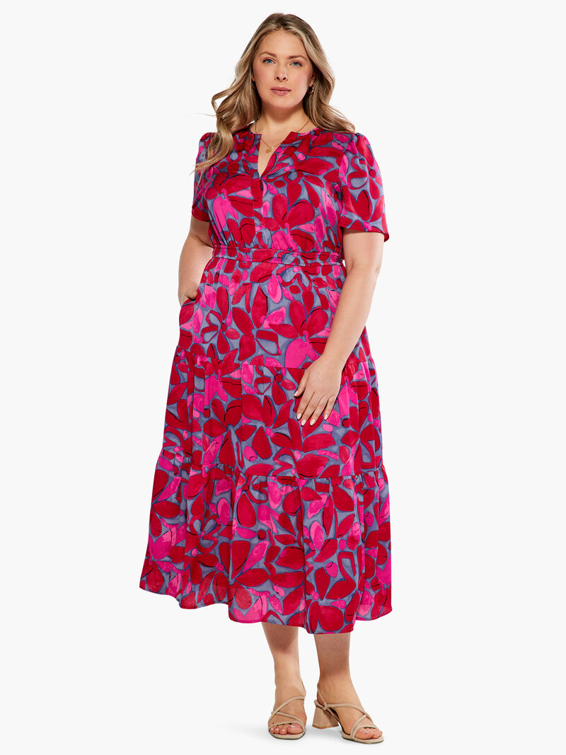 Woman Wears Happy Splash Dress image number 1