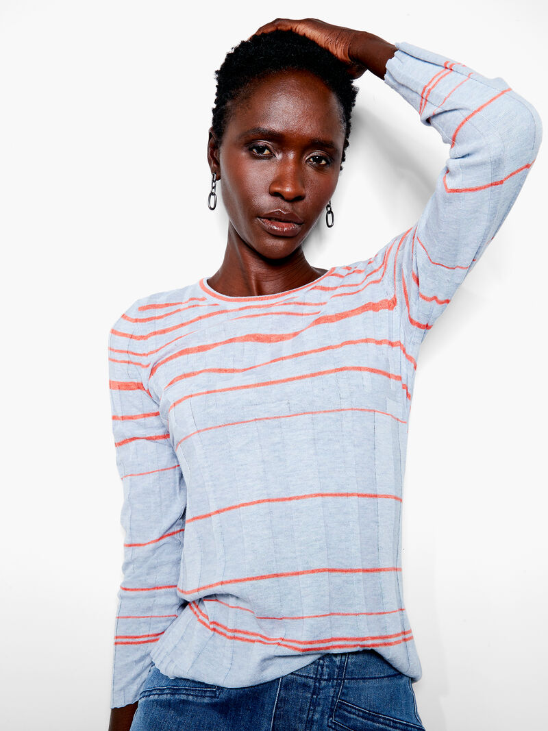 Woman Wears Reflecting Rays Sweater Tee image number 5