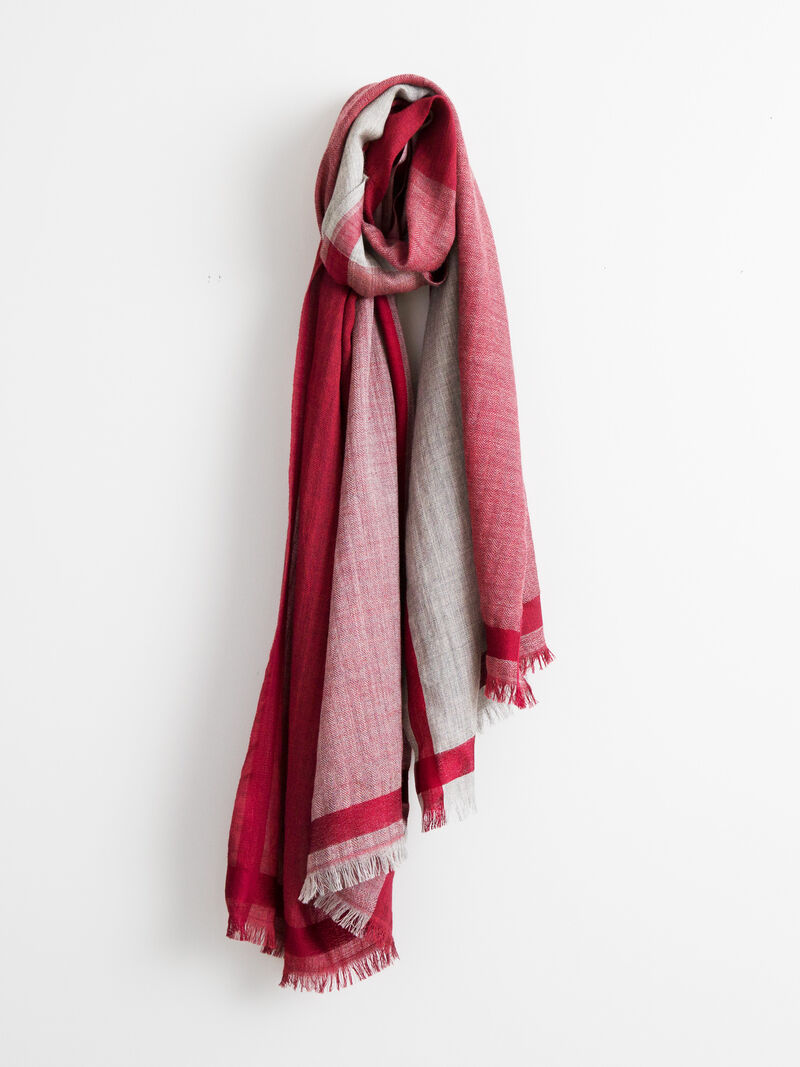 Woman Wears BLOOM & GIVE TRIBUTE SCARF image number 0