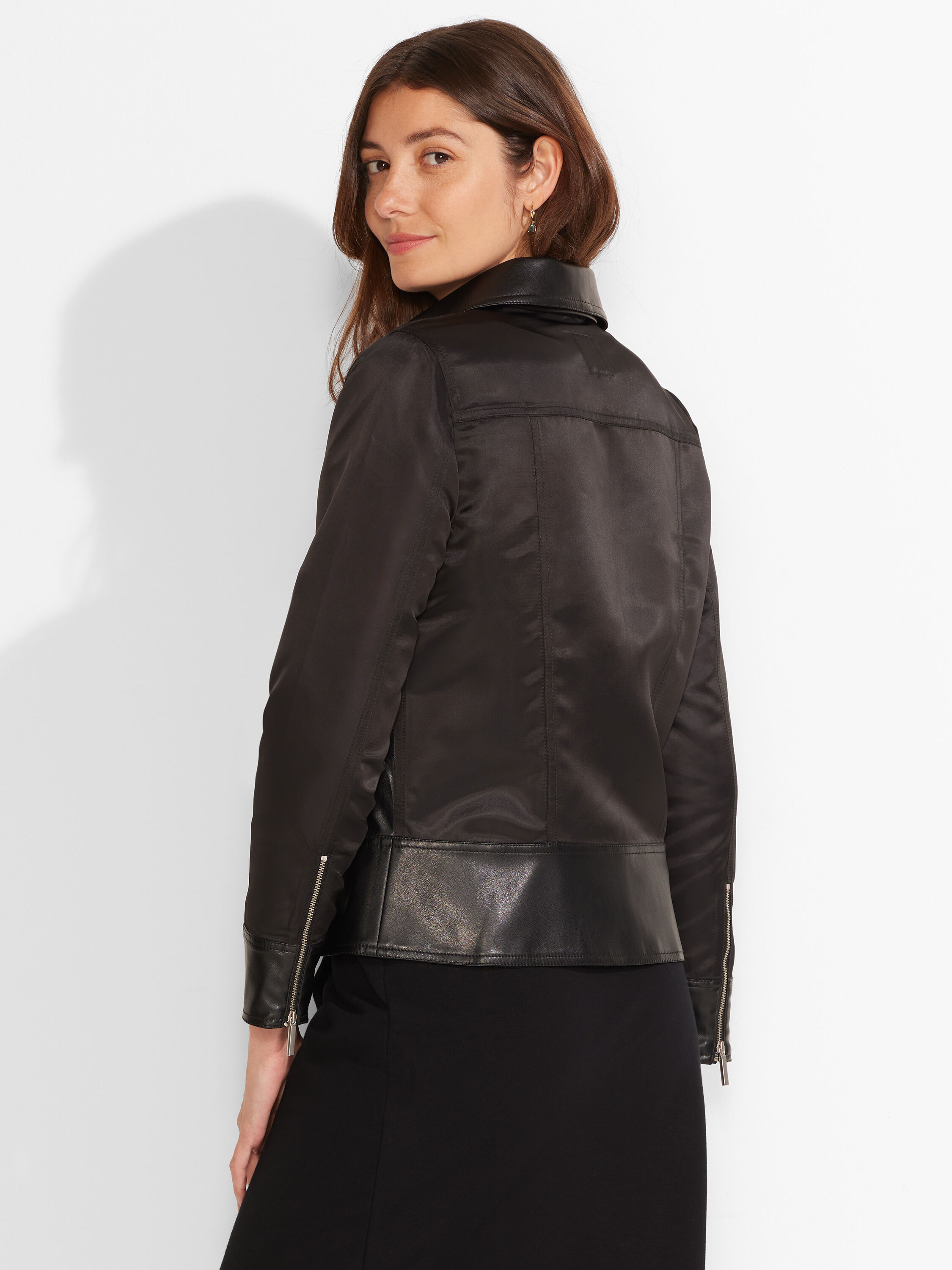 Jkt vegan deals leather jacket