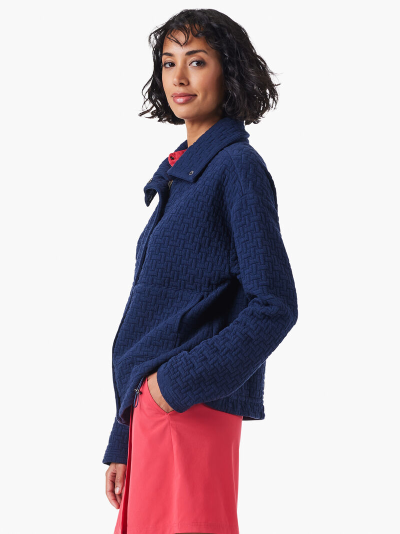 Woman Wears Throw On Quilted Jacket image number 2
