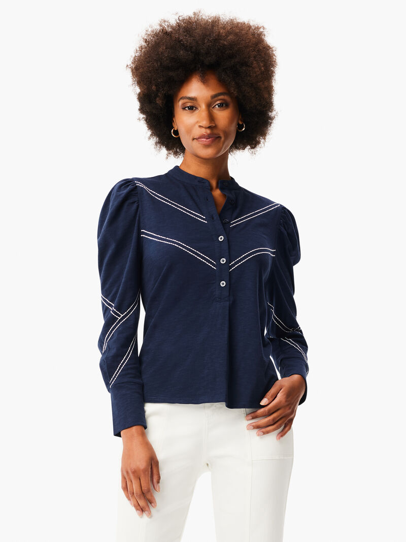 Woman Wears Dashing Around Top image number 0