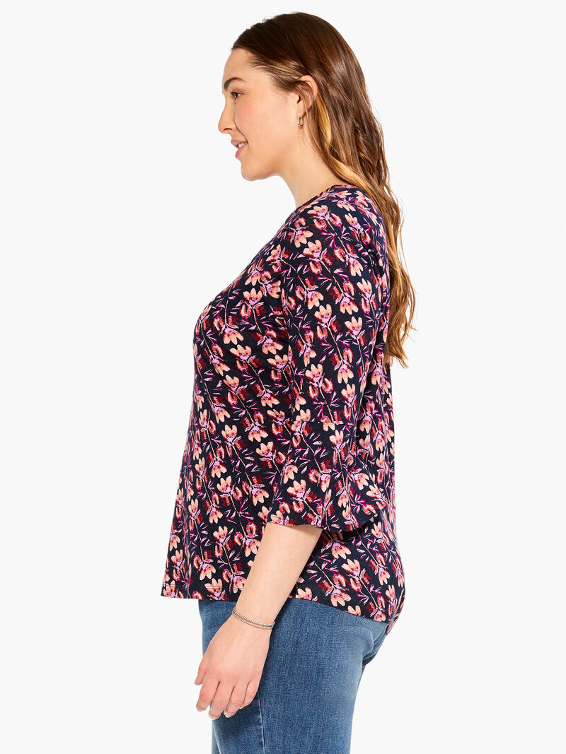 Stamped Petals Top