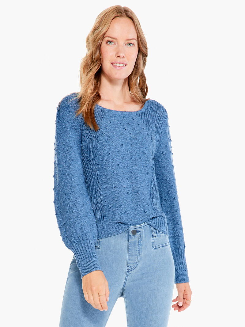 Woman Wears Bobble Sweater image number 0