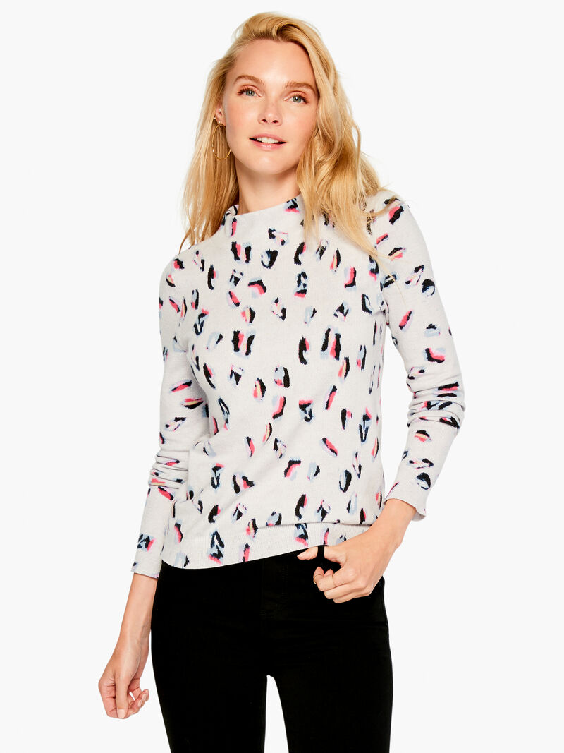 
                    Joyful Leopard Sweater